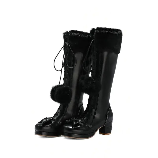 High Boots Winter Warmer Fur Boots